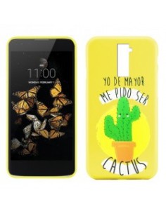 FUNDA TPU DISEÑO LG K8 CACTUS