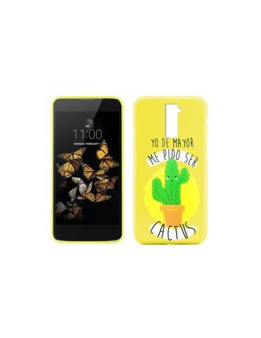 FUNDA TPU DISEÑO LG K8 CACTUS