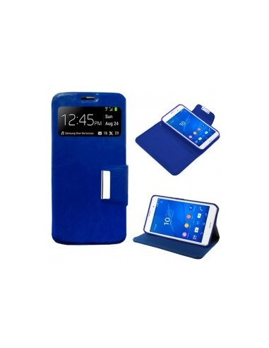 Funda libro soporte Sony Xperia Z3 azul