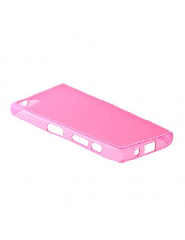 Funda gel TPU mate Sony Xperia Z5 Compact rosa