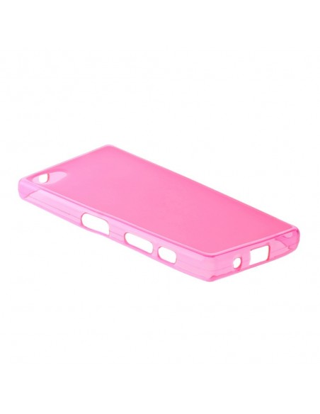 Funda gel TPU mate Sony Xperia Z5 Compact rosa