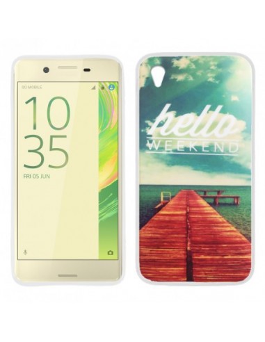 FUNDA TPU DISEÑO SONY XPERIA X BEACH