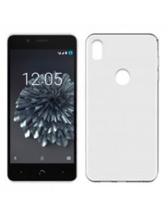 Funda gel TPU mate BQ Aquaris X5 Plus transparente