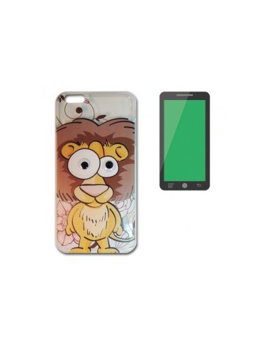 Carcasa TPU 3D iPhone 6 Plus / 6s Plus diseño Ojos Leon
