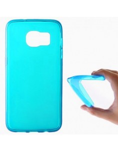 Funda gel TPU mate HTC Desire 601 azul turquesa 2
