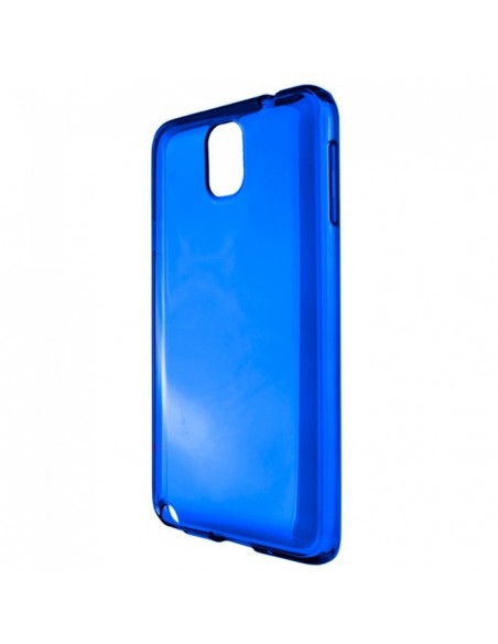 Funda gel TPU brillo HTC Desire S azul