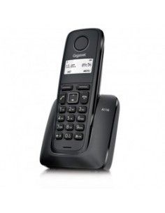 TELEFONO FIJO INALAMBRICO DECT GIGASET A116 NEGRO