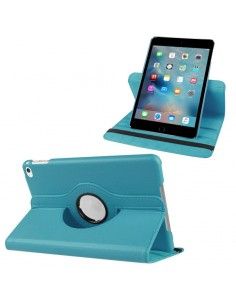 Funda soporte giratorio Apple iPad Mini 4 / Mini 5 (2019) polipiel azul celeste 2