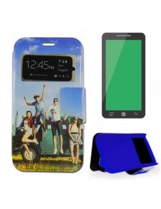 Funda libro soporte TPU Samsung J120f Galaxy J1 (2016) diseño Summer