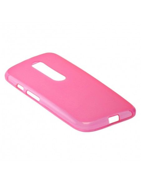 Funda gel TPU Motorola Moto G 3ª Generación rosa