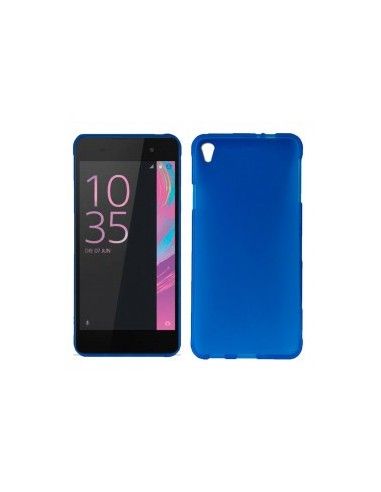 Funda gel TPU Sony Xperia E5 azul