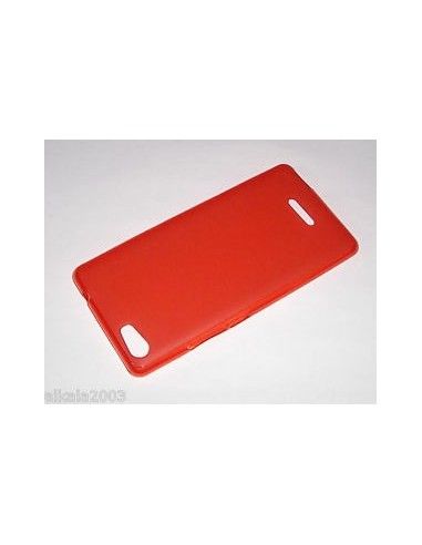 Funda gel TPU mate Wiko Fever roja