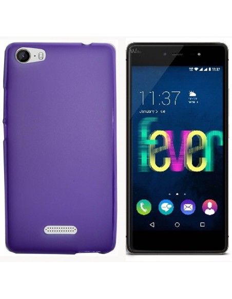 FUNDA TPU MATE WIKO FEVER MORADA