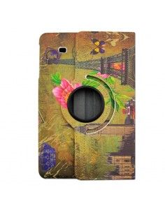Funda soporte giratorio Samsung Galaxy Tab E 9,6 pulgadas T560 diseño Paris 2