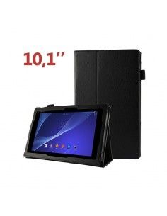 Funda soporte Sony Xperia Z2 Tablet 10,1'' polipiel negra