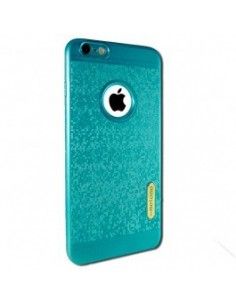 Funda TPU glitter iPhone 7+ Plus / 8+ Plus turquesa