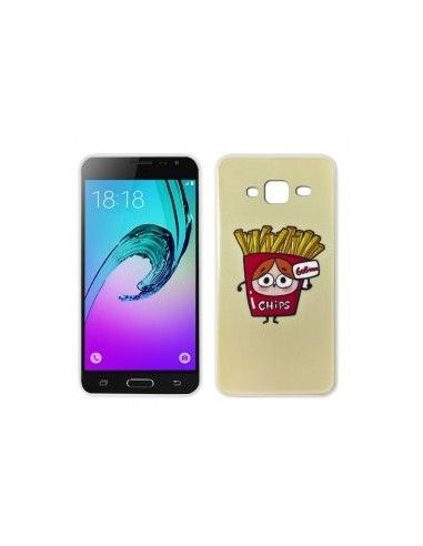 Carcasa TPU Samsung J300 / J320 Galaxy J3 (2016) diseño Chips