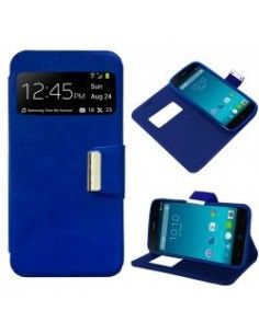 FUNDA LIBRO TPU ZTE V6 AZUL