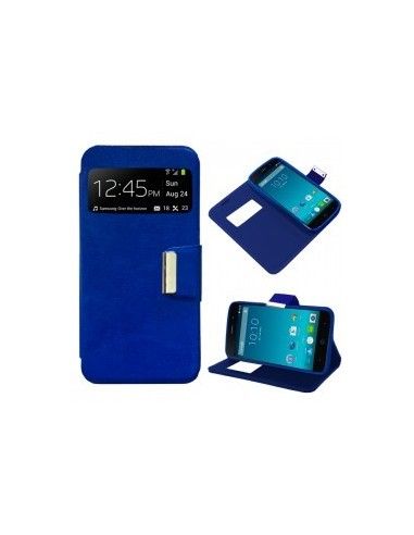 FUNDA LIBRO TPU ZTE V6 AZUL