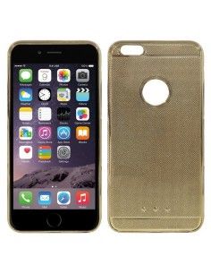 Carcasa TPU efecto metal iPhone 6 Plus / 6s Plus dorada