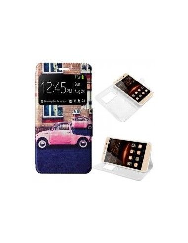 FUNDA LIBRO TPU DISEÑO HUAWEI Y5 II / Y6 II COMPACT CAR