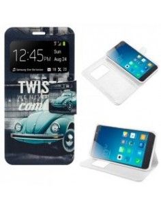 Funda libro soporte TPU ventana Xiaomi Redmi Note 3 / Note 2 Pro / Note 3 Pro diseño CAR