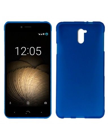 FUNDA TPU MATE BQ AQUARIS U PLUS AZUL