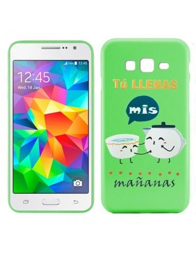 Carcasa TPU Samsung G530 Galaxy Grand Prime diseño Mañanas