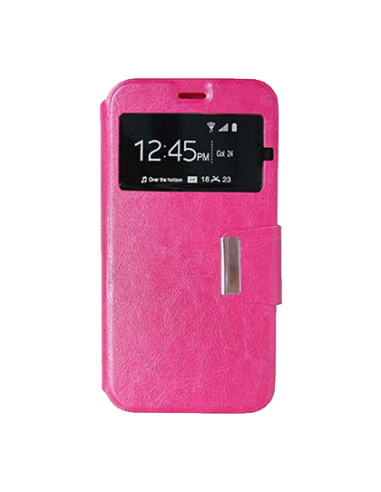 Funda libro soporte TPU Alcatel Pop 4 Plus (5056) rosa