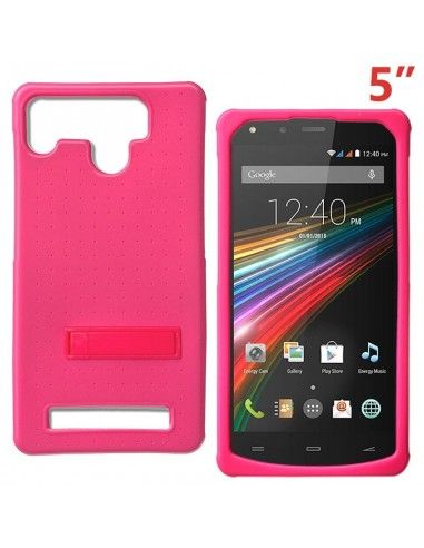 Funda universal soporte silicona 5'' pulgadas rosa