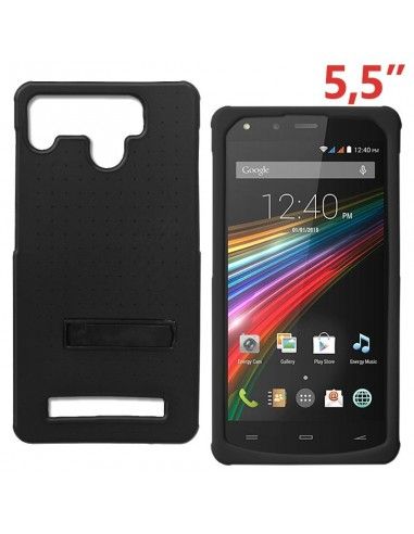 Funda universal soporte silicona 5,5'' pulgadas negra