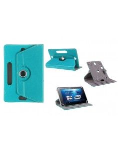 Funda soporte giratorio universal tablets 9'' pulgadas Turquesa 2
