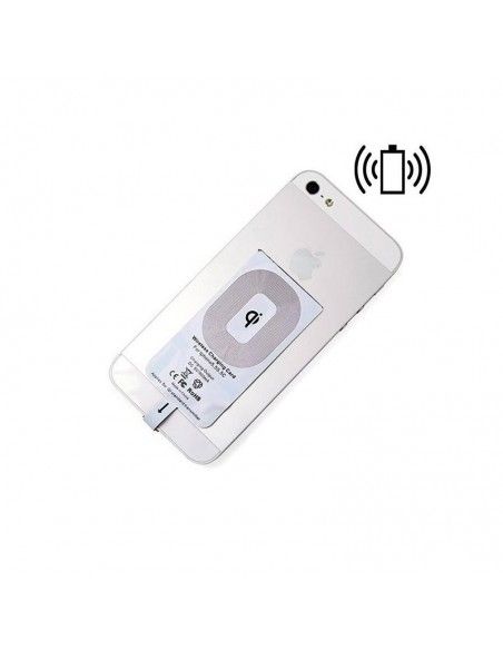 Dock Adaptador Conector Lighting iPhone 5 / 5s / 6 / 7 / 7 Plus Cargador Inalámbrico Qi
