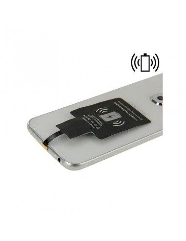 ADAPTADOR CONECTOR MICROUSB PARA CARGADOR INALAMBRICO QI