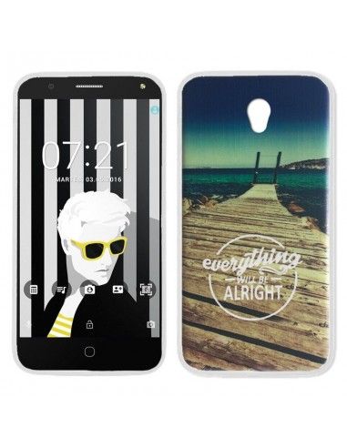 Carcasa TPU Alcatel Pop 4 (5) diseño Beach