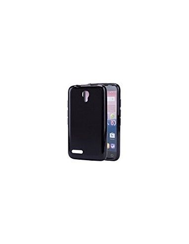 FUNDA TPU MATE ALCATEL PIXI 4 (3,5) NEGRA