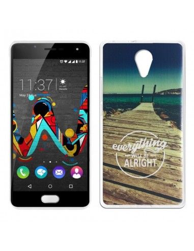 Carcasa TPU Wiko U Feel diseño Beach