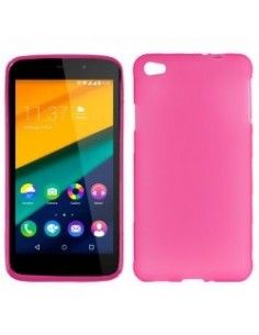 Funda gel TPU mate Wiko Pulp Fab rosa