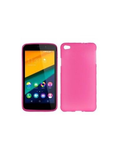 Funda gel TPU mate Wiko Pulp Fab rosa