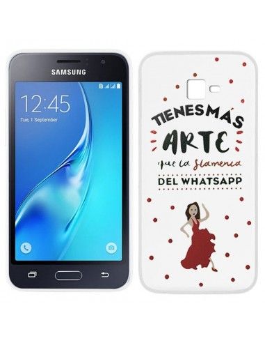 Carcasa TPU Samsung J105 Galaxy J1 Mini diseño Frases Flamenca
