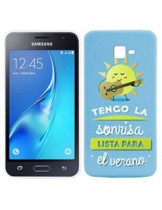 FUNDA TPU DISEÑO SAMSUNG GALAXY J1 MINI (J105) SOL SONRISA