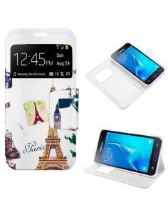 Funda libro soporte TPU Samsung Galaxy J1 Mini (J105) diseño Paris