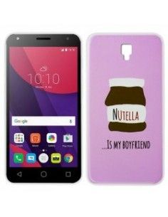 Carcasa TPU Alcatel Pixi 4 (5) 3G diseño Chocolate Nutella