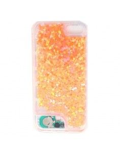 Carcasa TPU gel purpurina iPhone 7 / 8 / SE (2020) LED triángulos colores 2