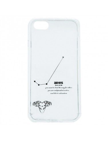 Carcasa TPU reforzado iPhone 7 / 8 / SE (2020) transparente mate diseño Zodiaco Aries