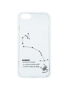 Carcasa TPU reforzado iPhone 7 / 8 / SE (2020) transparente mate diseño Zodiaco Escorpio