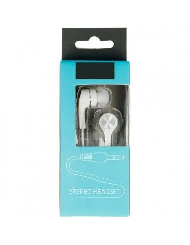 AURICULARES ESTEREO JACK 3,5 MM SETTY IN-EAR INTRAUDITIVOS BLANCOS