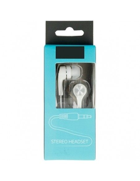 AURICULARES ESTEREO JACK 3,5 MM SETTY IN-EAR INTRAUDITIVOS BLANCOS