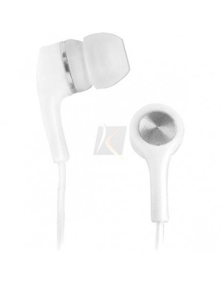 AURICULARES ESTEREO JACK 3,5 MM SETTY IN-EAR INTRAUDITIVOS BLANCOS