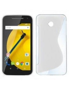 Funda gel TPU mate Motorola Moto E 2ª Generación transparente